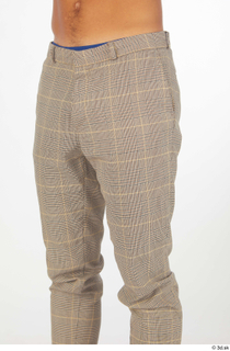 Nathaniel casual checkered skinny trousers dressed thigh 0002.jpg